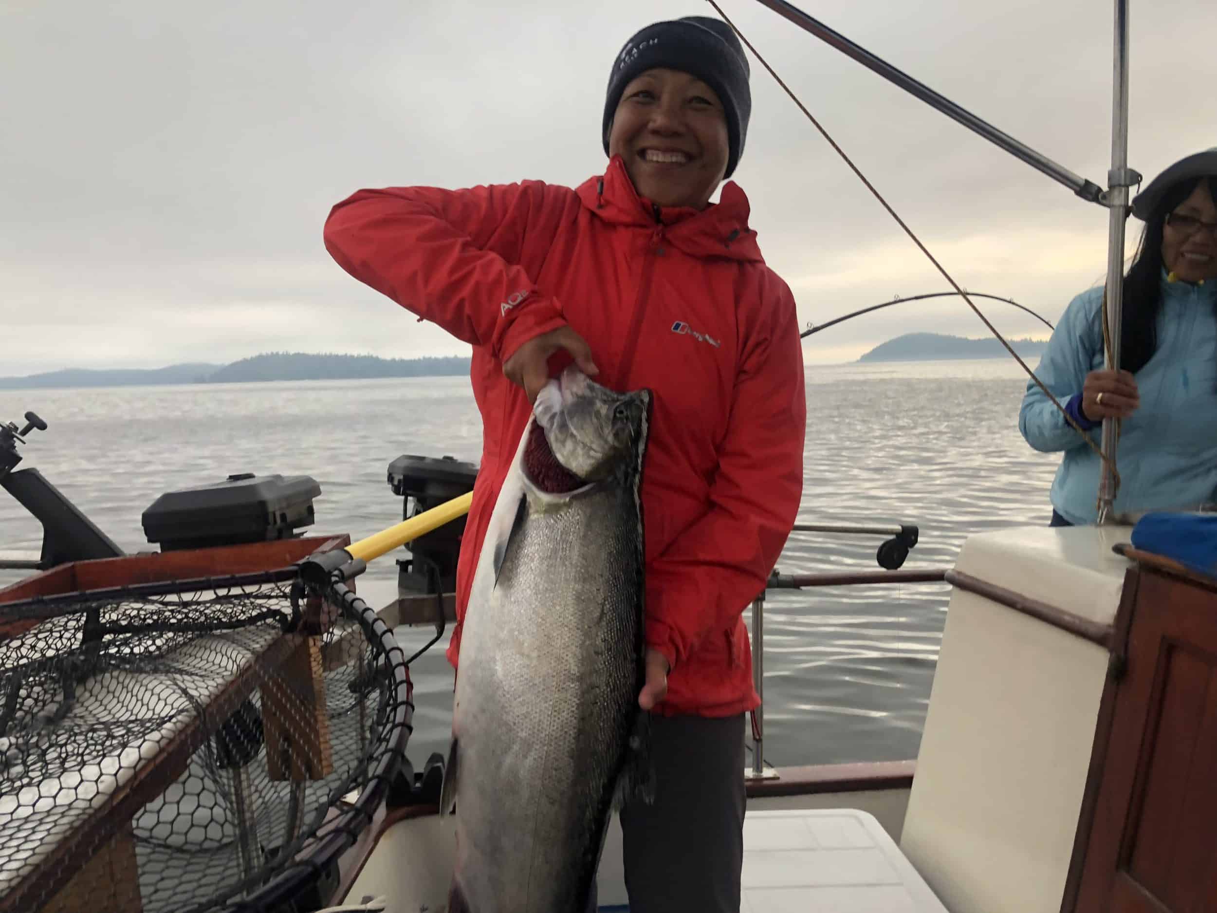 salmon caught in barkley sound
